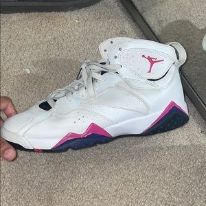 Air Jordan 7 Pink White Purple